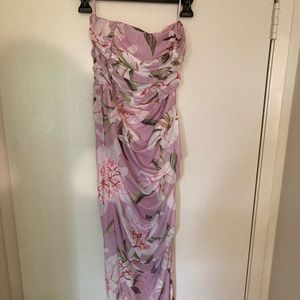 Fashion Nova flowery pink dress